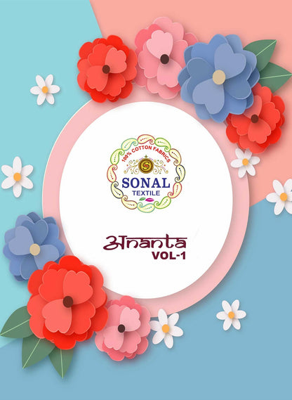 Ananta Vol 1 Sonal Textile Cotton Dress Material Wholesaler India