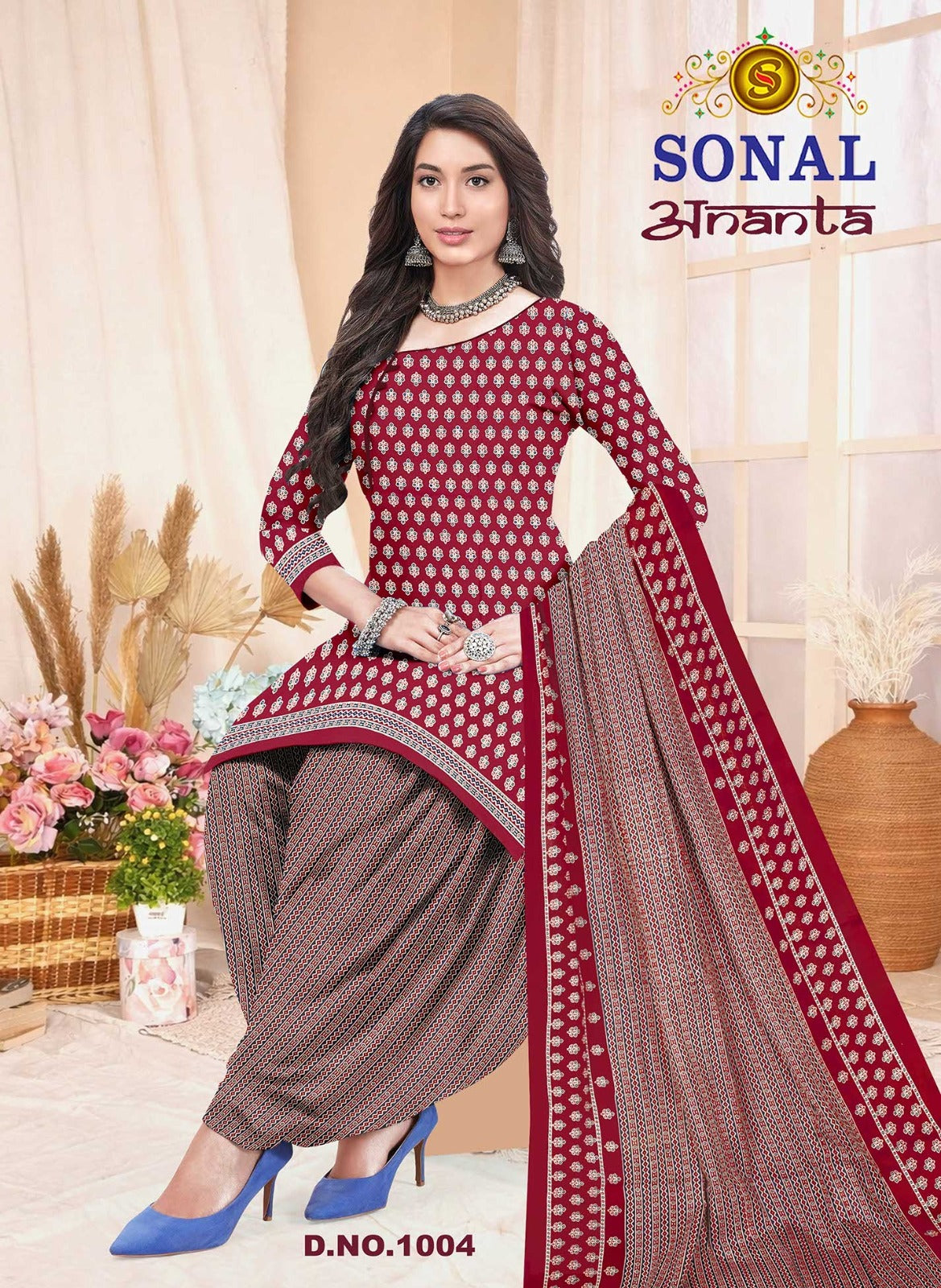Ananta Vol 1 Sonal Textile Cotton Dress Material Wholesaler India