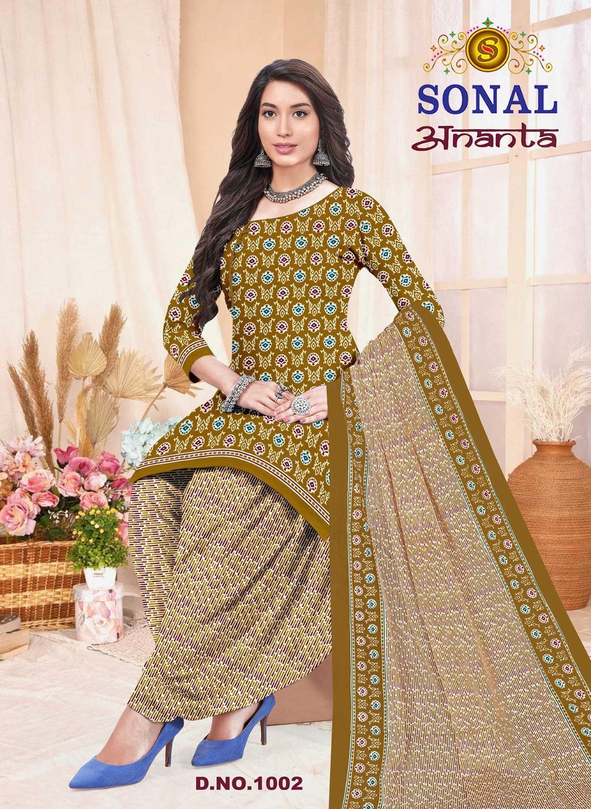 Ananta Vol 1 Sonal Textile Cotton Dress Material Wholesaler India
