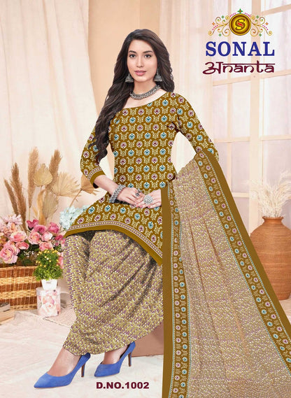 Ananta Vol 1 Sonal Textile Cotton Dress Material Wholesaler India