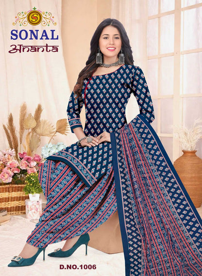 Ananta Vol 1 Sonal Textile Cotton Dress Material Wholesaler India
