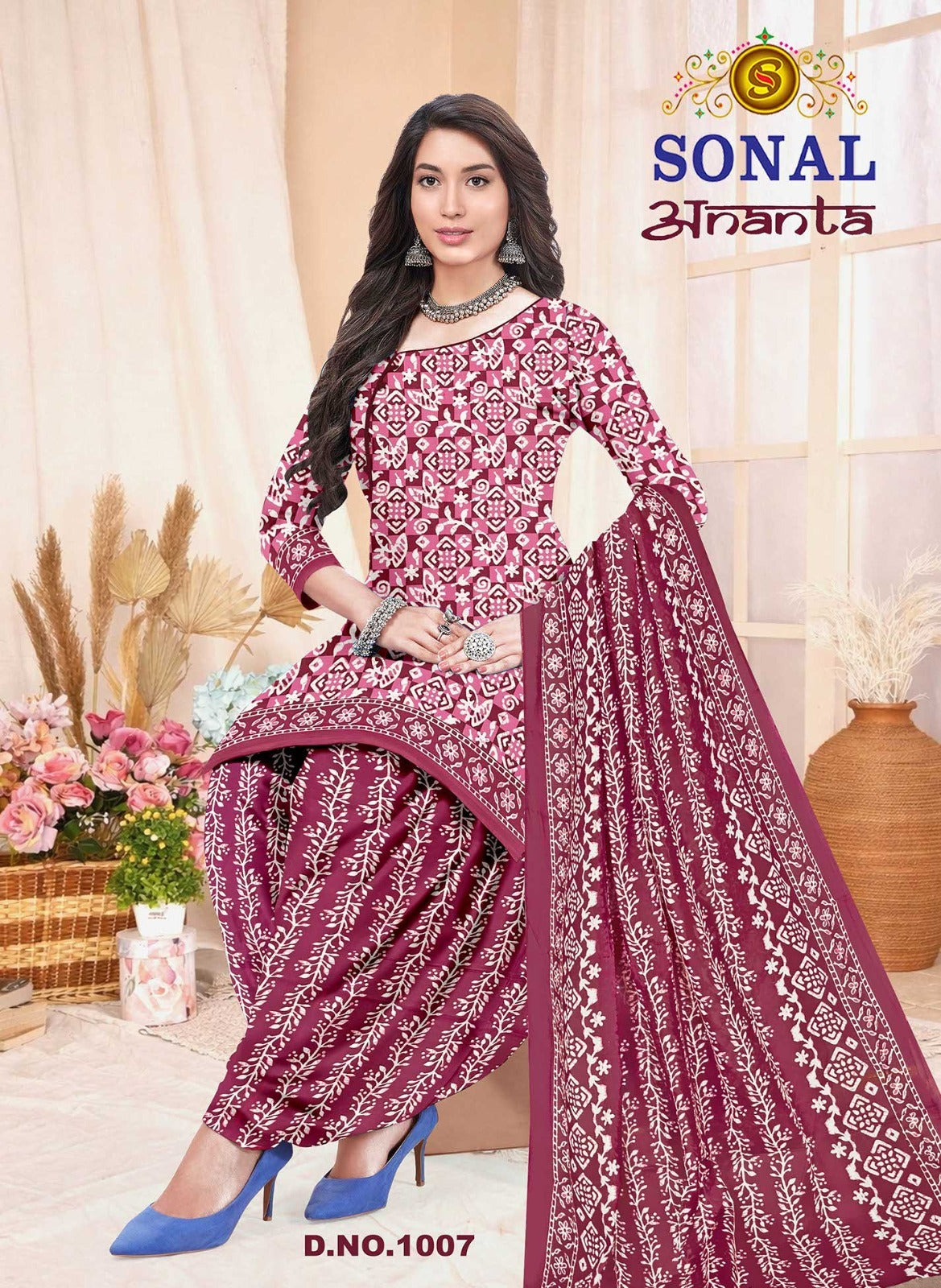 Ananta Vol 1 Sonal Textile Cotton Dress Material Wholesaler India