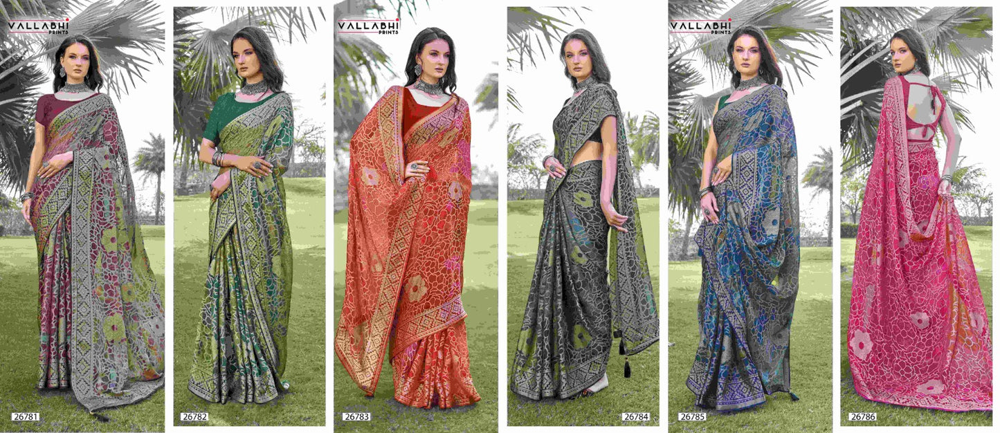 Anantika Vallabhi Prints Brasso Sarees