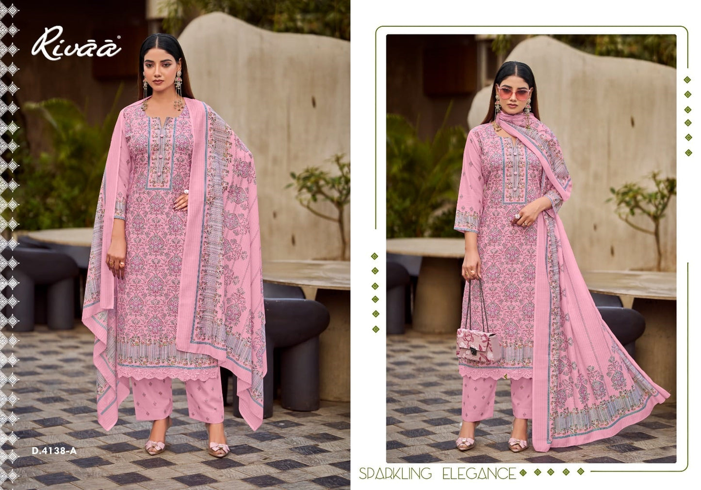 Ananya Rivaa Cotton Pant Style Suits Exporter Gujarat
