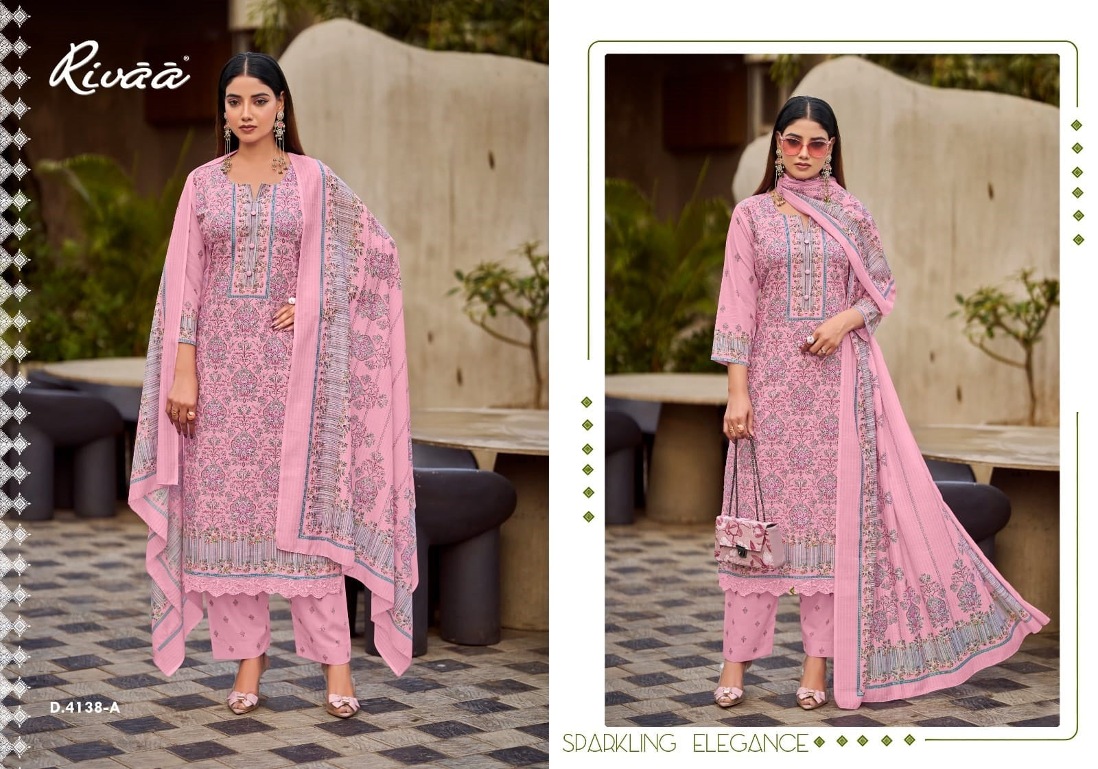Ananya Rivaa Cotton Pant Style Suits Exporter Gujarat