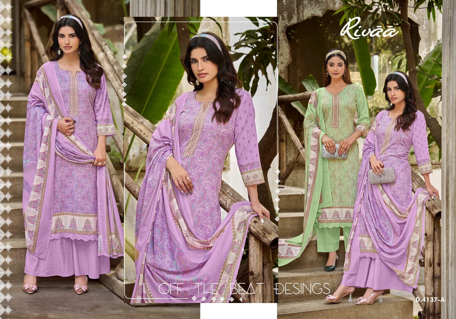 Ananya Rivaa Cotton Pant Style Suits Exporter Gujarat