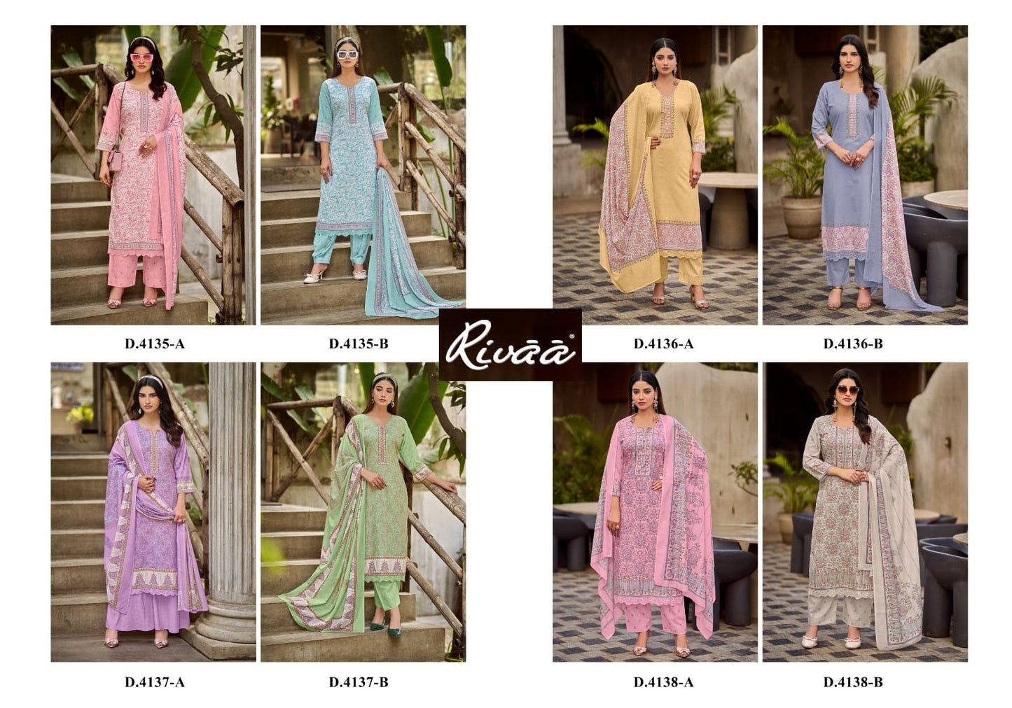 Ananya Rivaa Cotton Pant Style Suits Exporter Gujarat