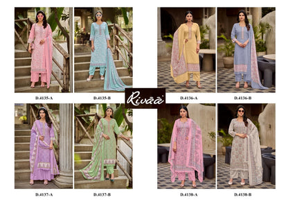 Ananya Rivaa Cotton Pant Style Suits Exporter Gujarat