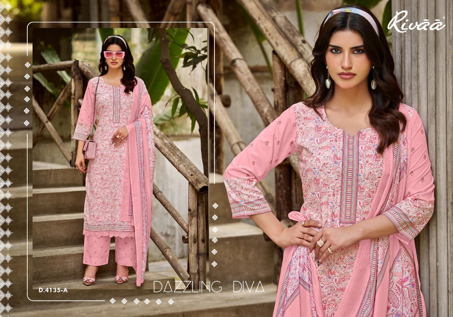 Ananya Rivaa Cotton Pant Style Suits Exporter Gujarat
