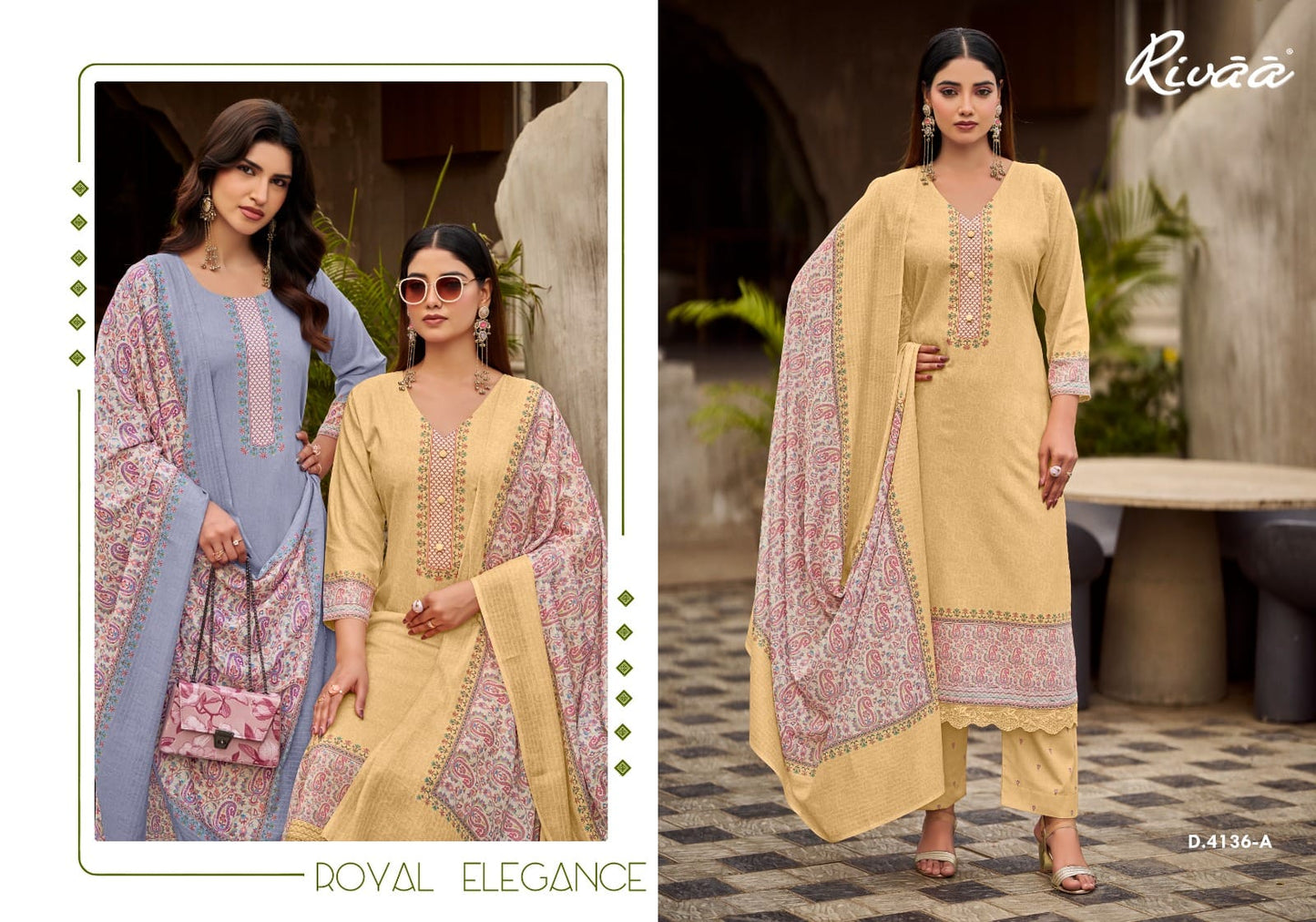 Ananya Rivaa Cotton Pant Style Suits Exporter Gujarat