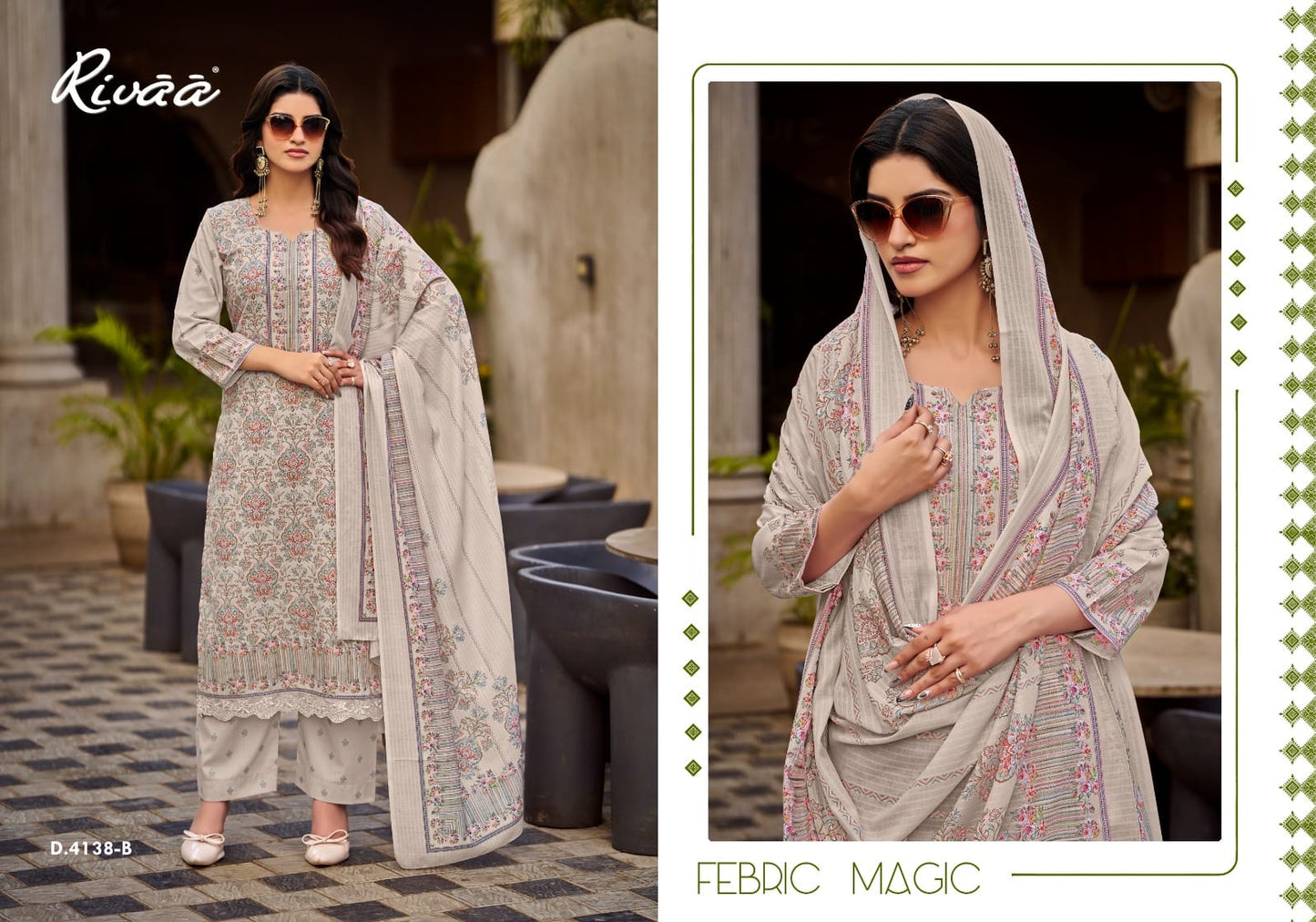 Ananya Rivaa Cotton Pant Style Suits Exporter Gujarat