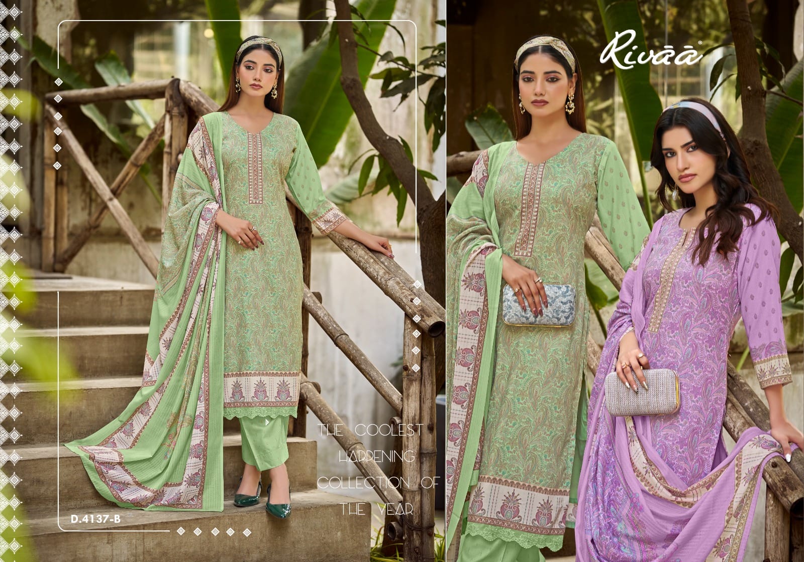 Ananya Rivaa Cotton Pant Style Suits Exporter Gujarat