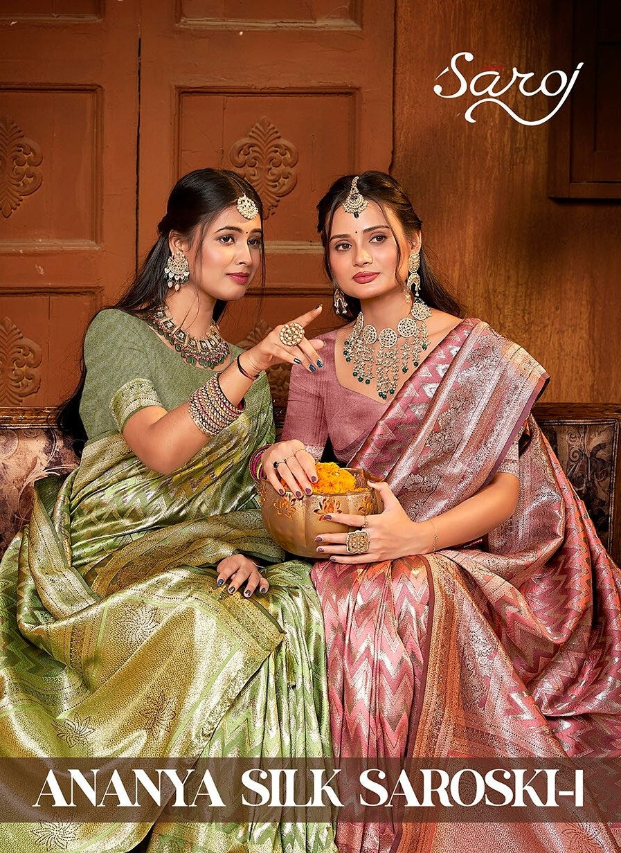 Ananya Silk Saroski Vol 1 Saroj Sarees Wholesale