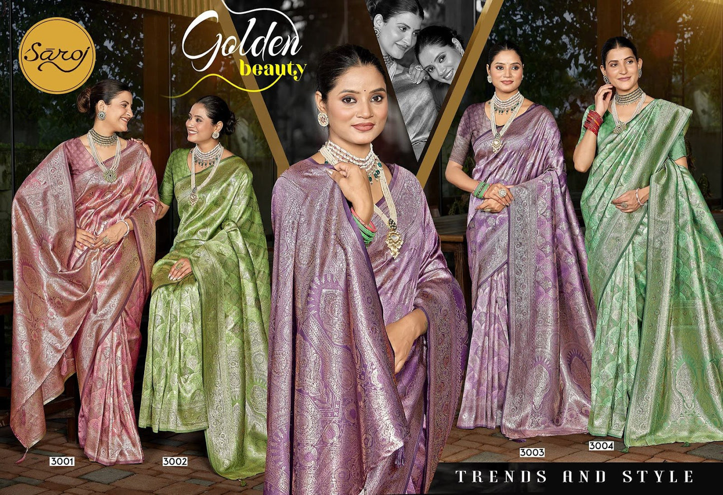 Ananya Silk Saroski Vol 3 Saroj Sarees Manufacturer