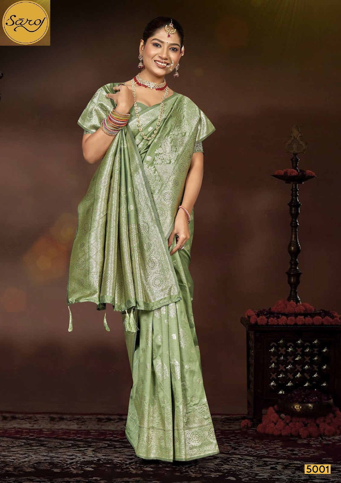 Ananya Silk Saroski Vol 5 Saroj Sarees Supplier