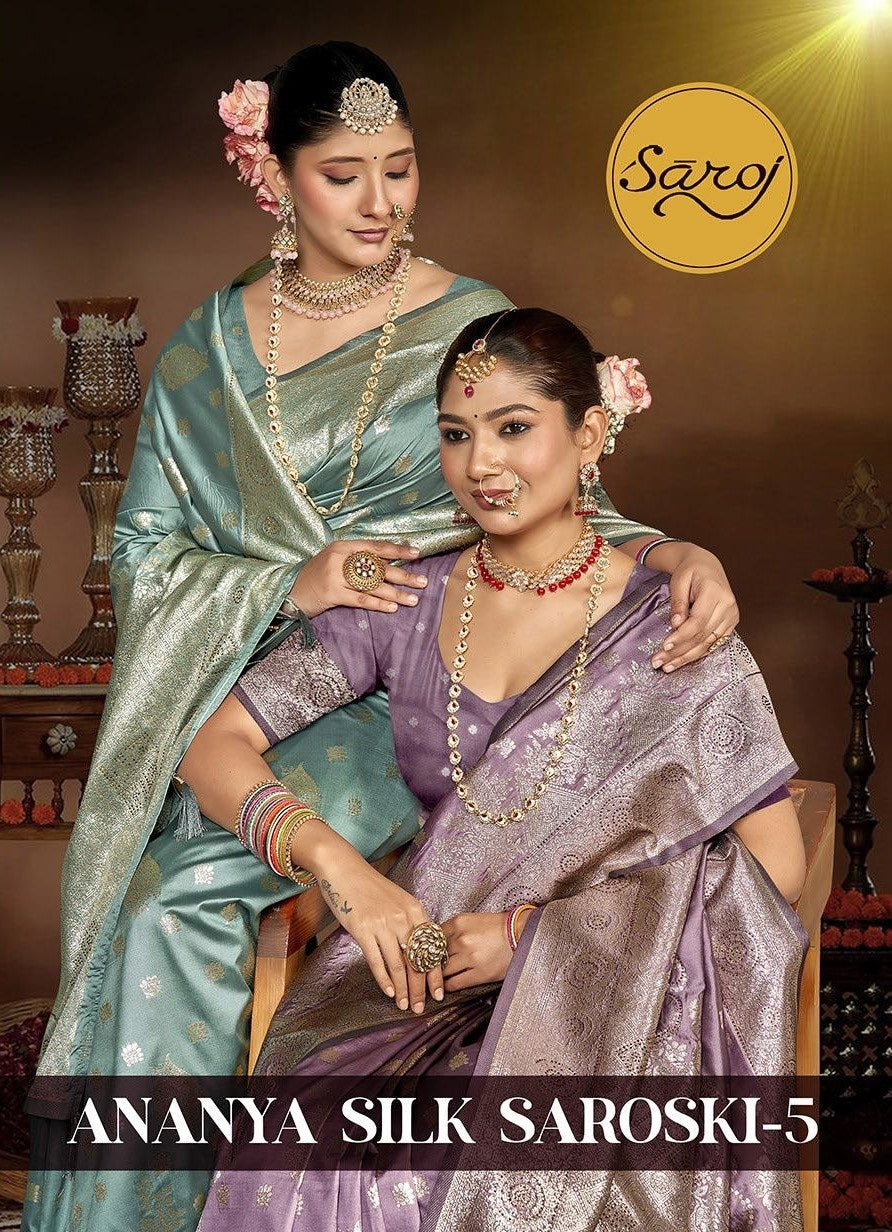 Ananya Silk Saroski Vol 5 Saroj Sarees Supplier