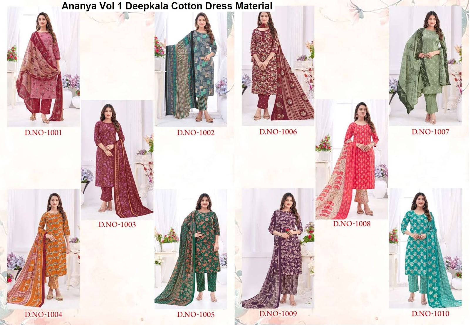 Ananya Vol 1 Deepkala Cotton Dress Material Wholesale