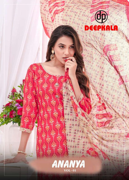 Ananya Vol 1 Deepkala Cotton Dress Material Wholesale