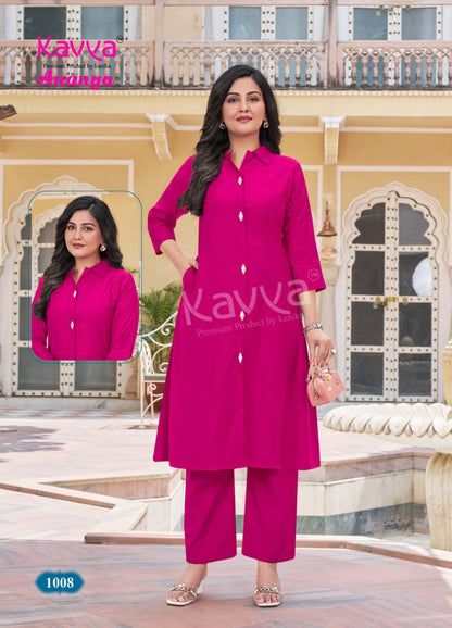 Ananya Vol 1 Kavya Vatican Co Ord Set Wholesaler Gujarat