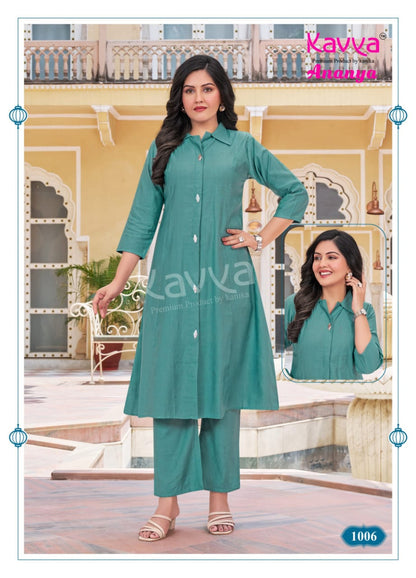 Ananya Vol 1 Kavya Vatican Co Ord Set Wholesaler Gujarat