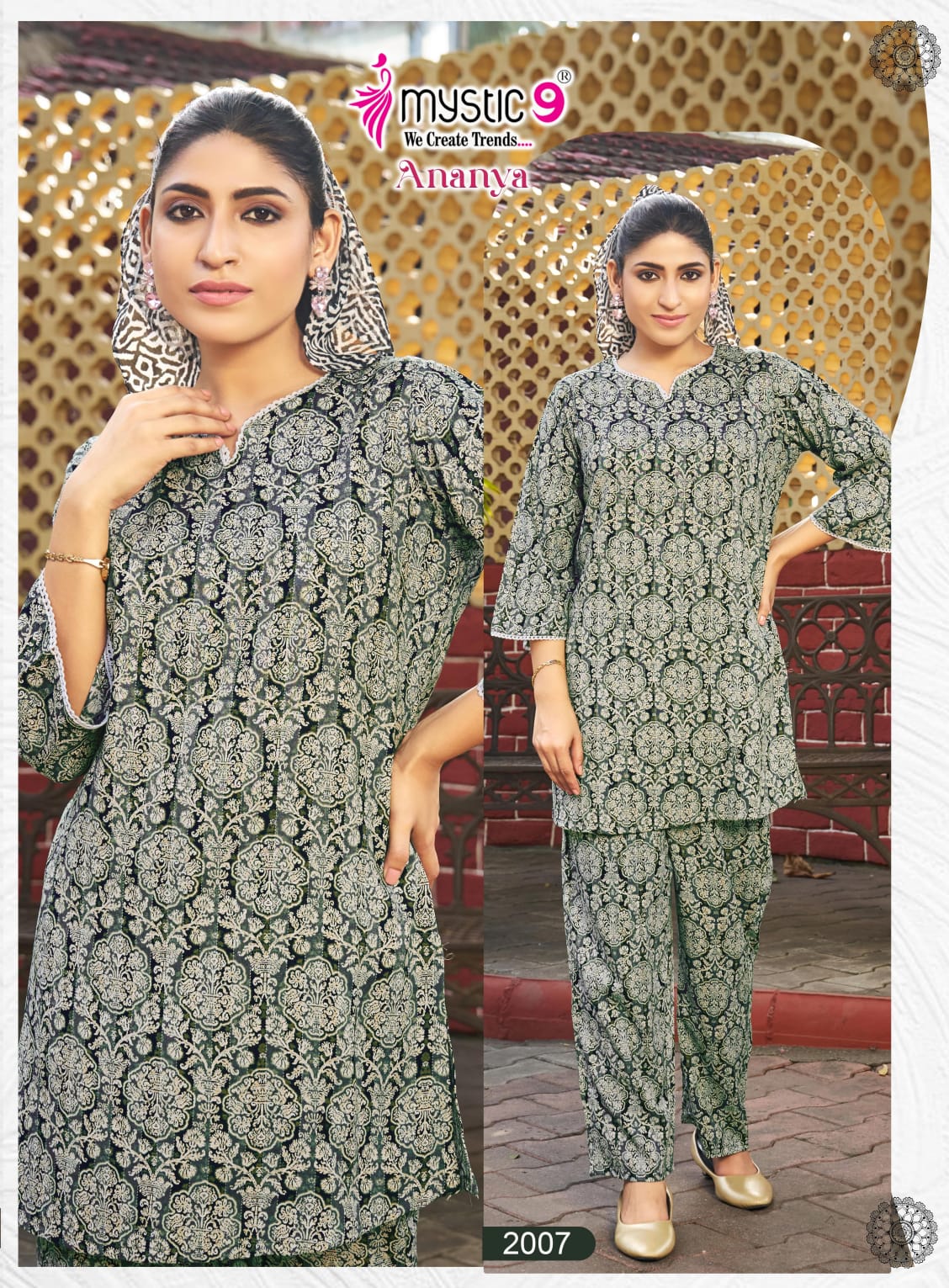 Ananya Vol 1 Mystic 9 Viscose Co Ord Set Wholesaler Ahmedabad