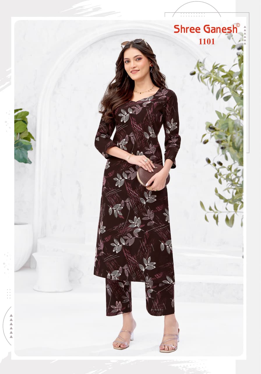 Ananya Vol 1 Shree Ganesh Cotton Co Ord Set Exporter