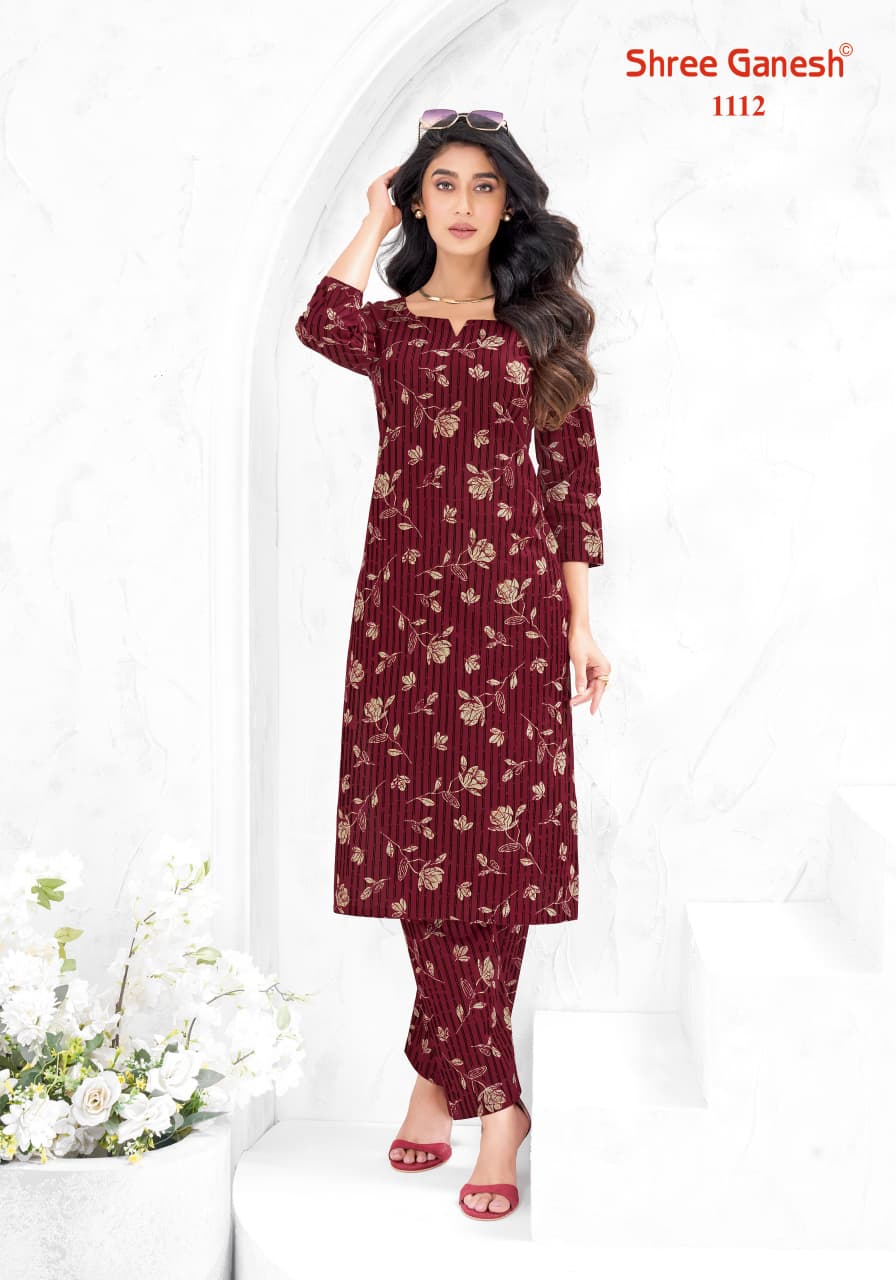 Ananya Vol 1 Shree Ganesh Cotton Co Ord Set Exporter