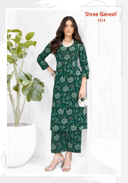 Ananya Vol 1 Shree Ganesh Cotton Co Ord Set Exporter