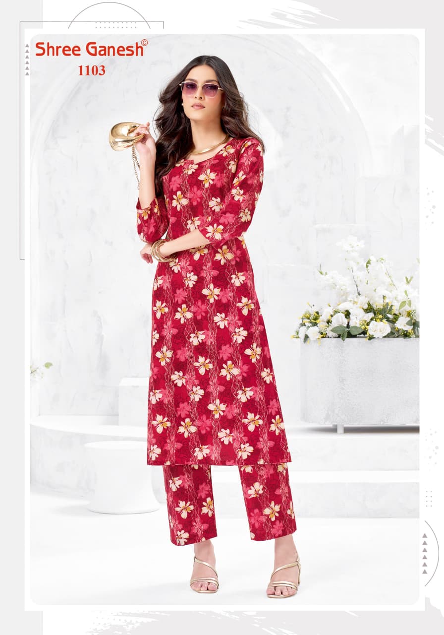 Ananya Vol 1 Shree Ganesh Cotton Co Ord Set Exporter