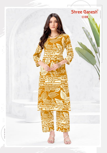 Ananya Vol 1 Shree Ganesh Cotton Co Ord Set Exporter