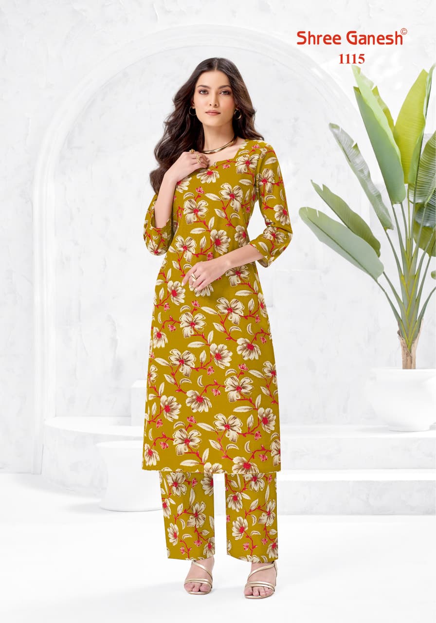 Ananya Vol 1 Shree Ganesh Cotton Co Ord Set Exporter