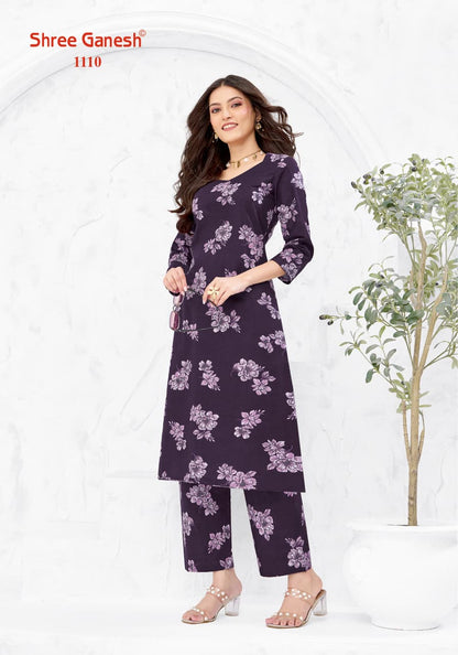 Ananya Vol 1 Shree Ganesh Cotton Co Ord Set Exporter