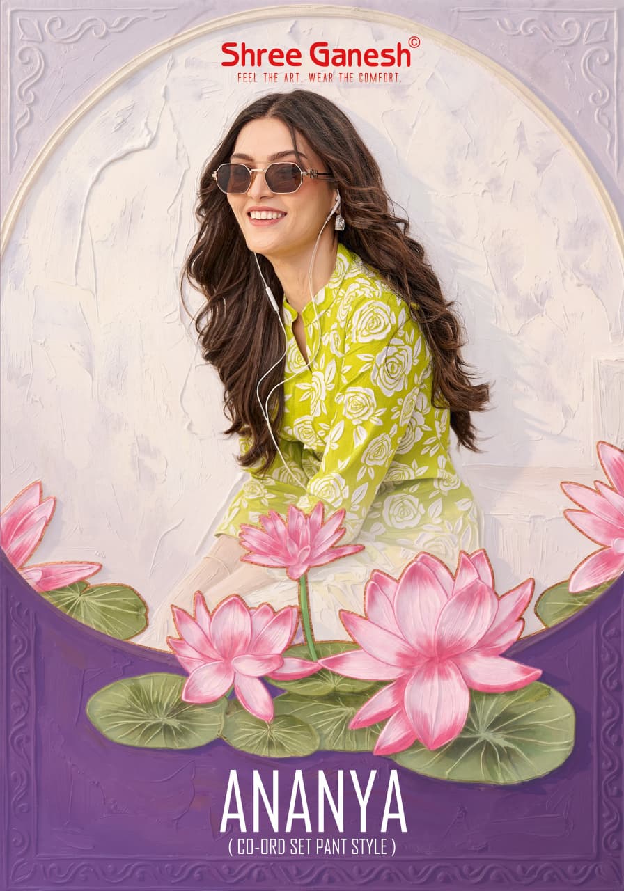 Ananya Vol 1 Shree Ganesh Cotton Co Ord Set Exporter