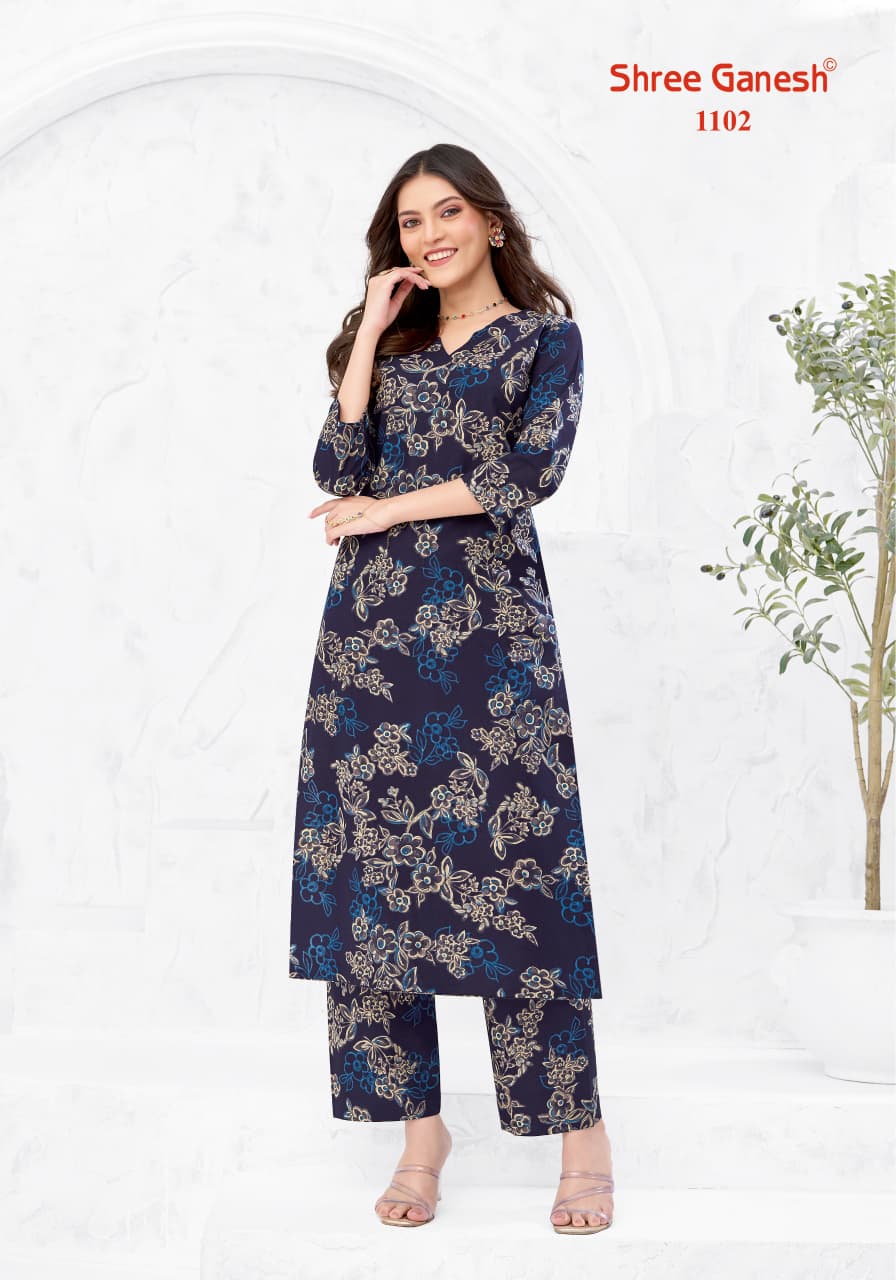 Ananya Vol 1 Shree Ganesh Cotton Co Ord Set Exporter