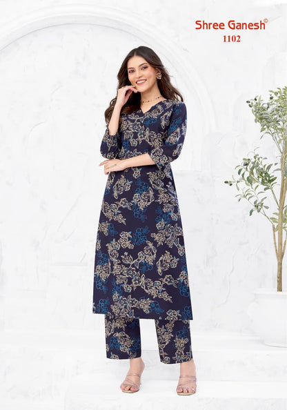 Ananya Vol 1 Shree Ganesh Cotton Co Ord Set Exporter