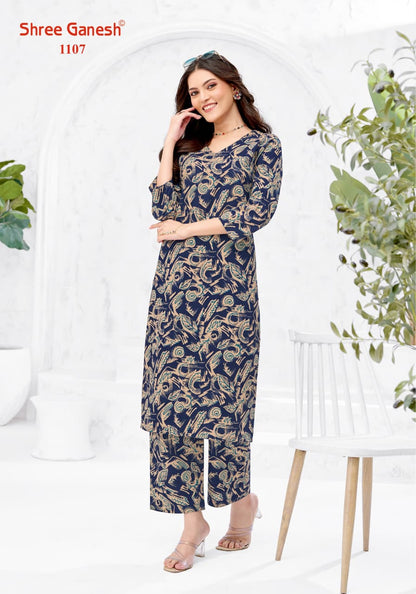 Ananya Vol 1 Shree Ganesh Cotton Co Ord Set Exporter