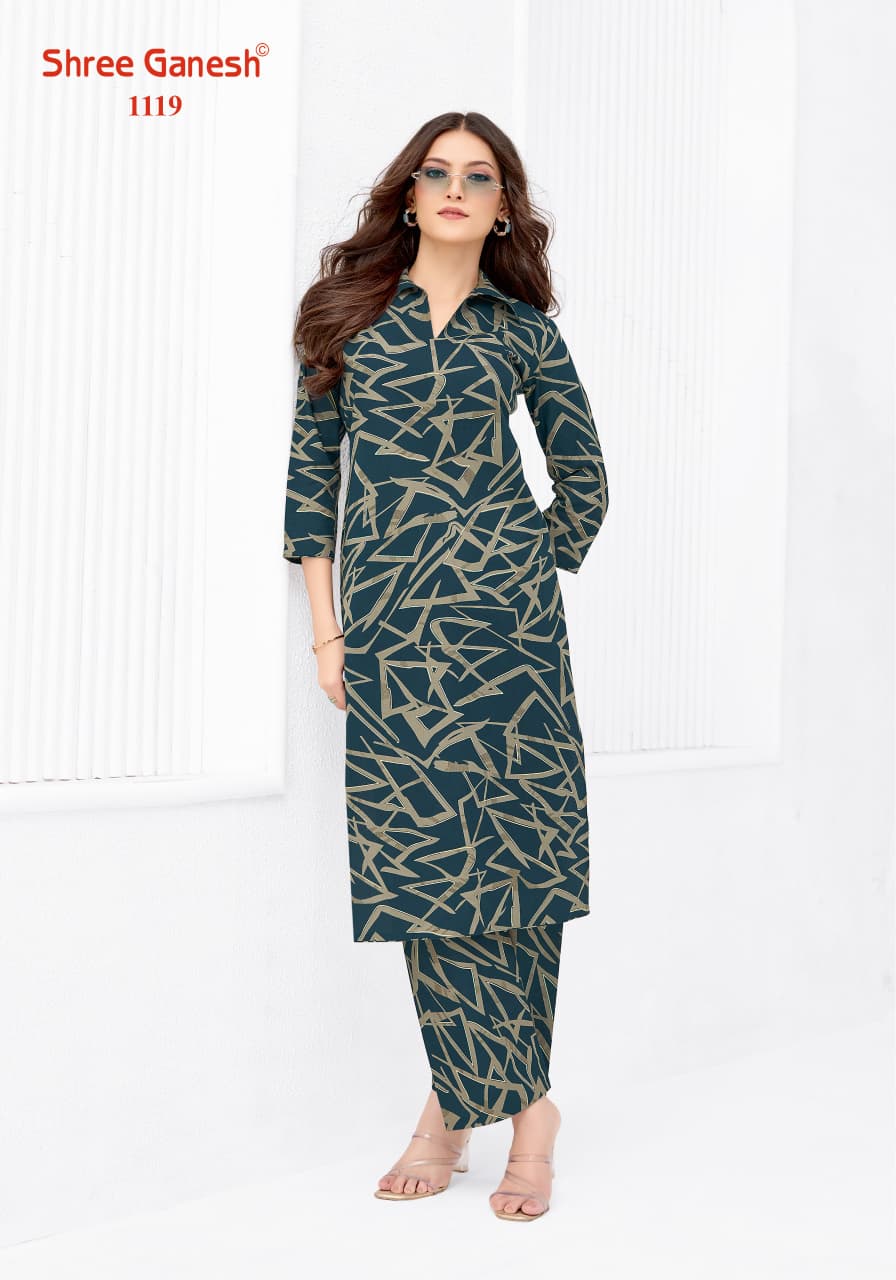 Ananya Vol 1 Shree Ganesh Cotton Co Ord Set Exporter