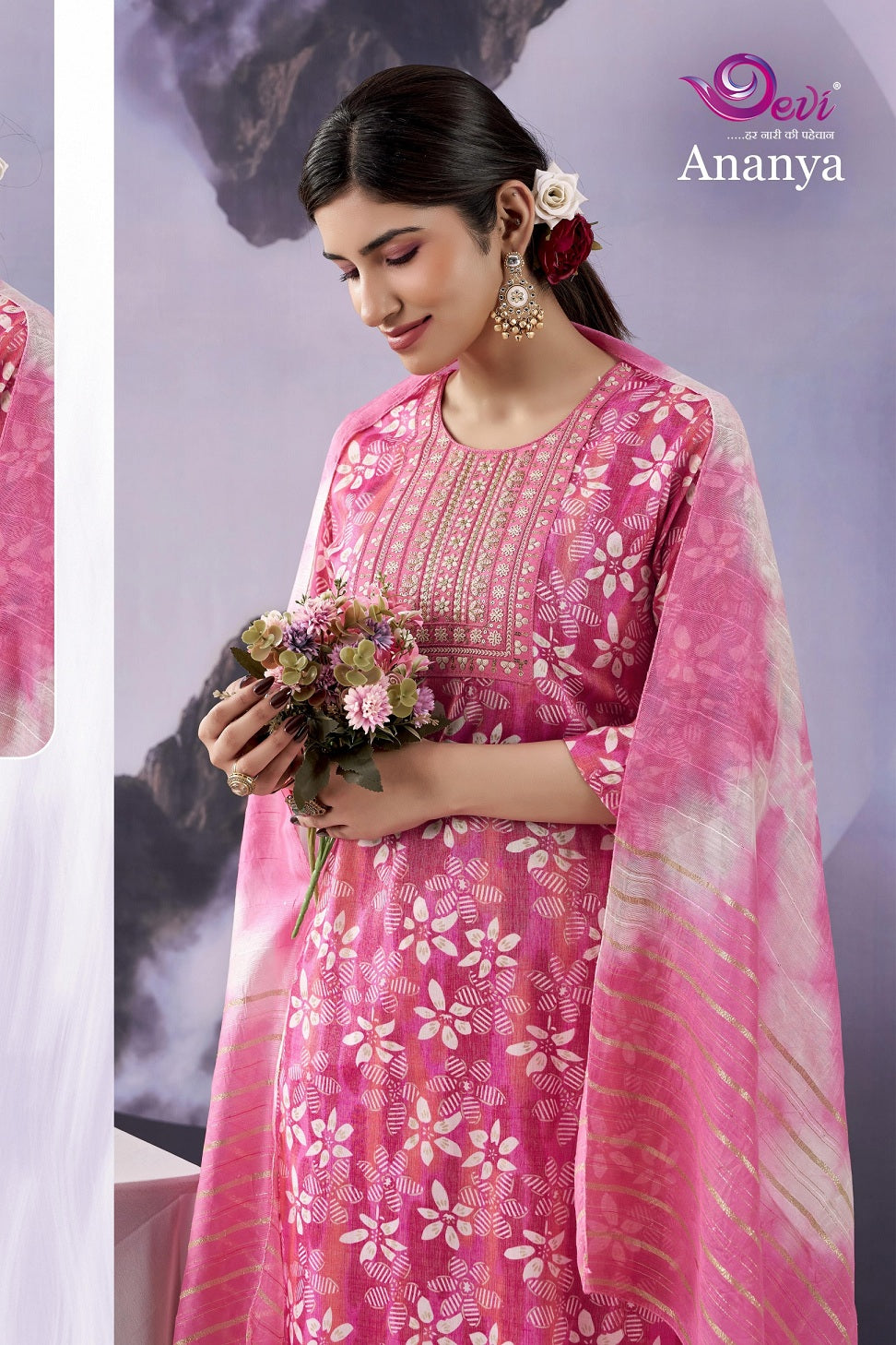 Ananya Vol 3 Devi Capsule Rayon Readymade Pant Style Suits Exporter India