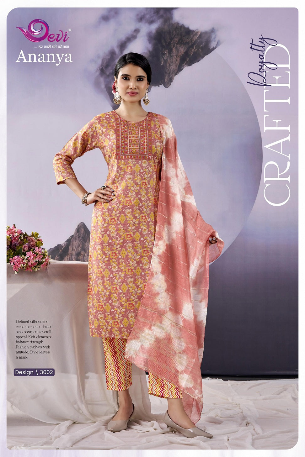 Ananya Vol 3 Devi Capsule Rayon Readymade Pant Style Suits Exporter India