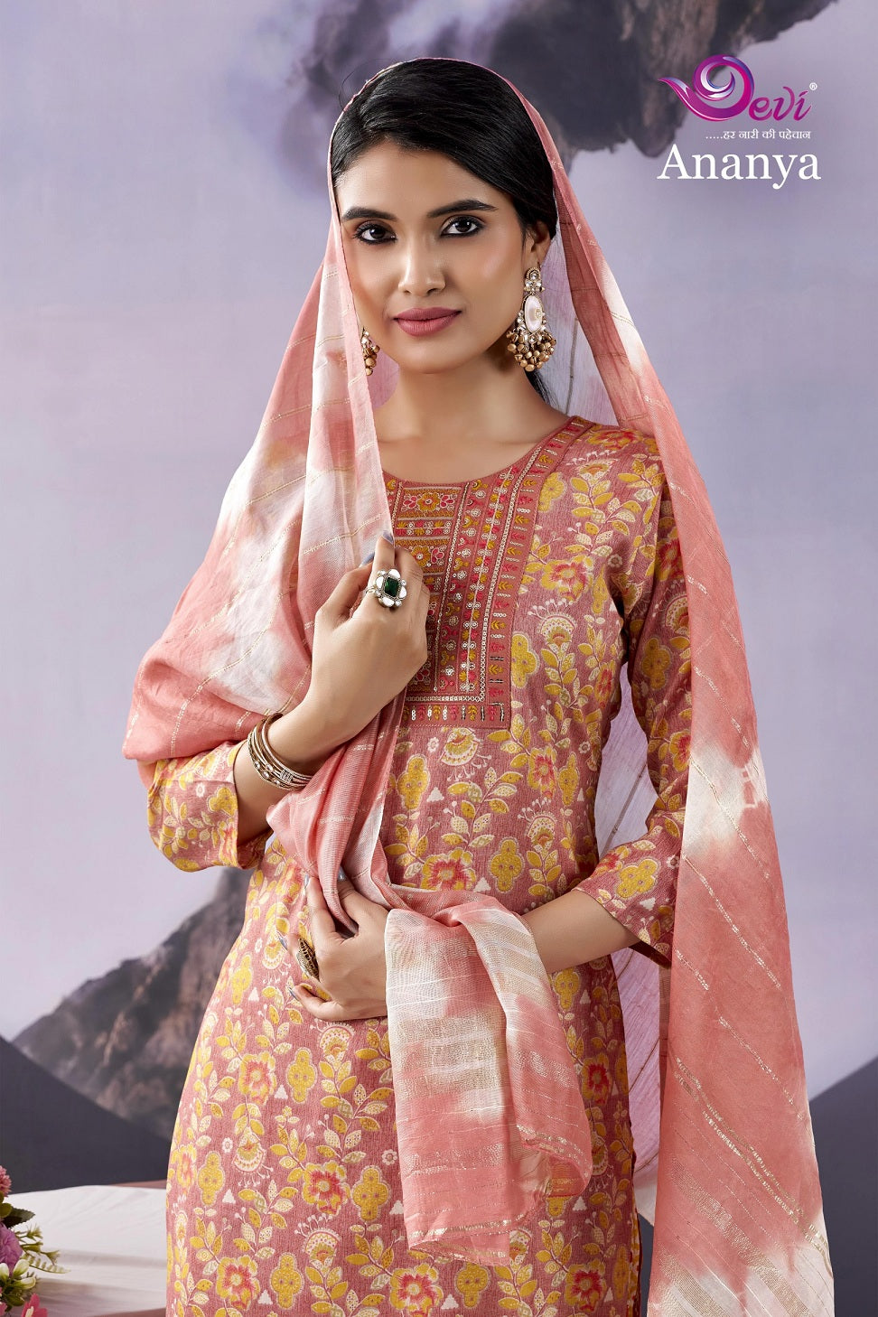 Ananya Vol 3 Devi Capsule Rayon Readymade Pant Style Suits Exporter India