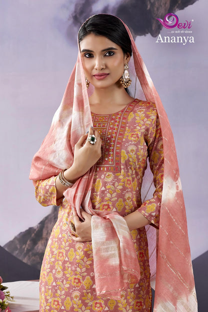 Ananya Vol 3 Devi Capsule Rayon Readymade Pant Style Suits Exporter India