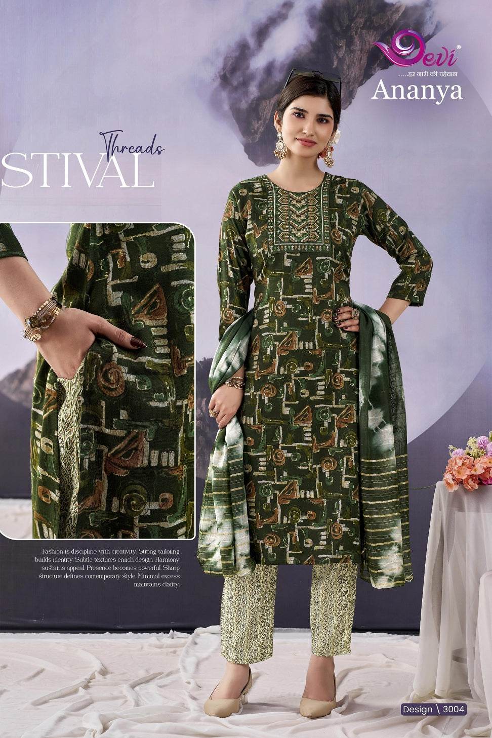 Ananya Vol 3 Devi Capsule Rayon Readymade Pant Style Suits Exporter India