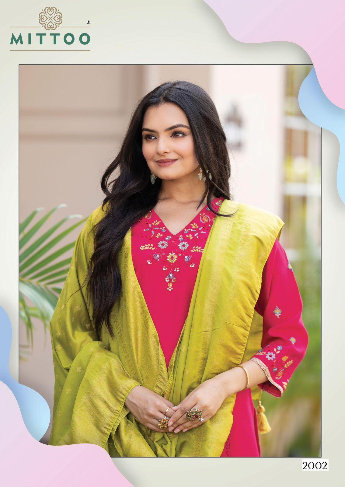 Anara Mittoo Modal Readymade Pant Style Suits Wholesale Rate