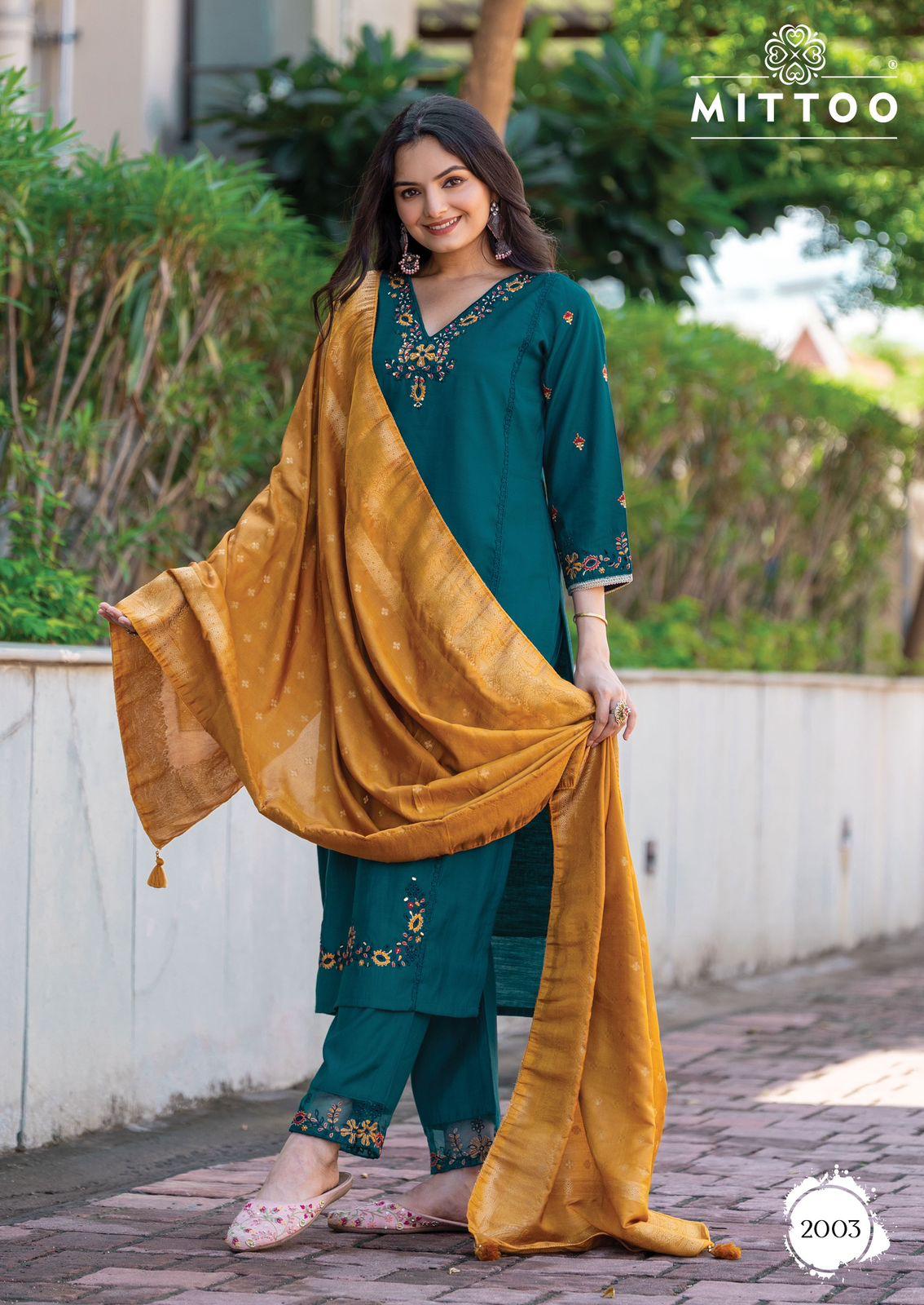 Anara Mittoo Modal Readymade Pant Style Suits Wholesale Rate