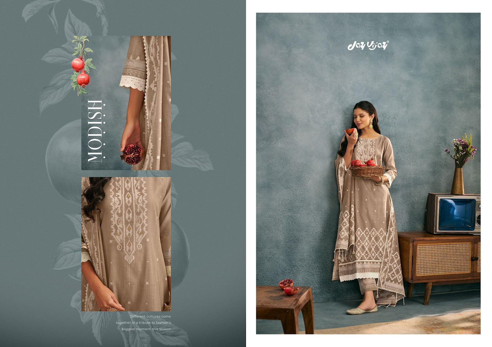 Anardana Jay Vijay Cotton Pant Style Suits Manufacturer Gujarat