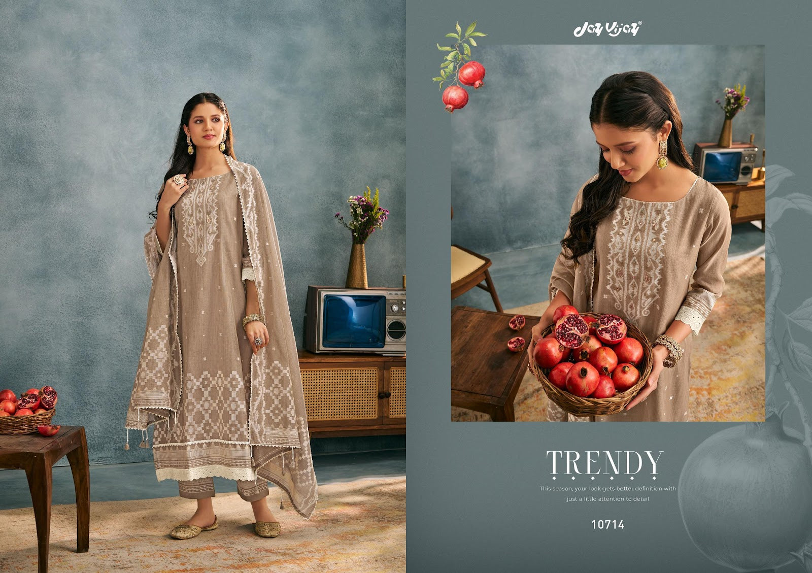 Anardana Jay Vijay Cotton Pant Style Suits Manufacturer Gujarat