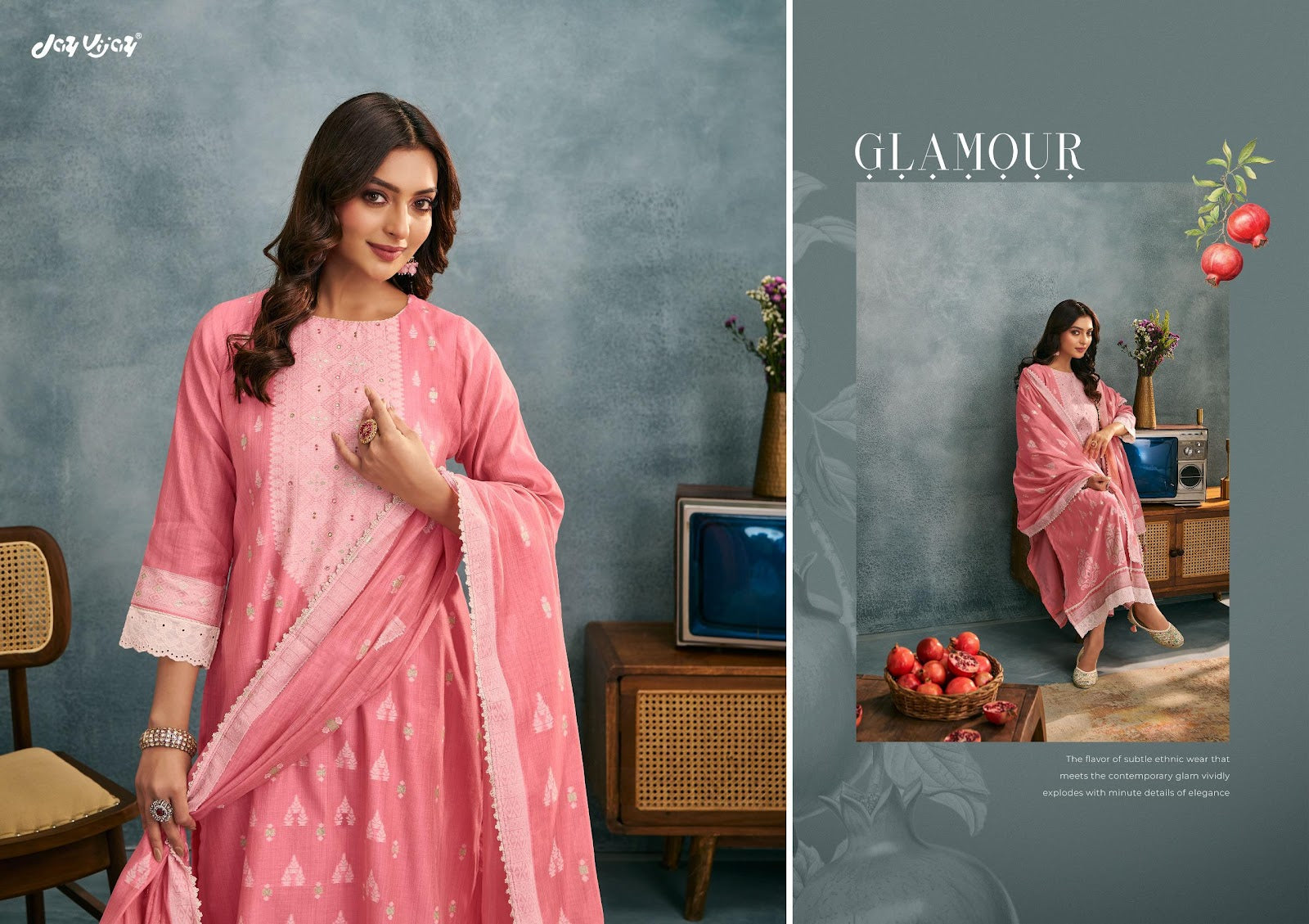 Anardana Jay Vijay Cotton Pant Style Suits Manufacturer Gujarat