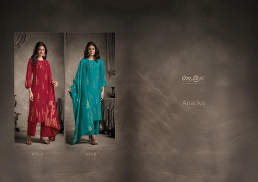 Anarika Omtex Silk Pant Style Suits Manufacturer