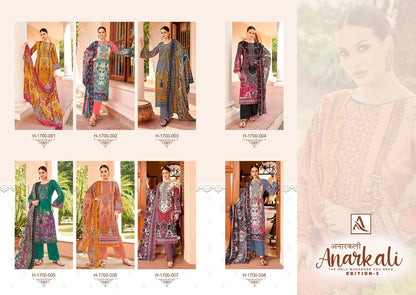 Anarkali Edition 3 Alok Cambric Cotton Karachi Salwar Suits Wholesaler India