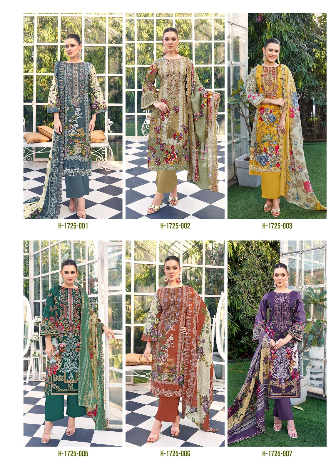 Anarkali Edition 4 Alok Cambric Cotton Karachi Salwar Suits Exporter India